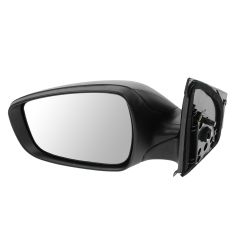 12-13 Hyundai Accent Power Textured Black Mirror LH