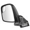13-14 Nissan NV200 Manual Textured Black Mirror w/Convex Insert LH