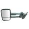14-15 Chevy Silverado, GMC Sierra 1500, 2500, 3500 Textured Black Manual Telescoping Tow Mirror LH