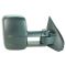 14-15 Chevy Silverado, GMC Sierra 1500, 2500, 3500 Textured Black Manual Telescoping Tow Mirror RH