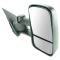 14-15 Chevy Silverado, GMC Sierra 1500, 2500, 3500 Textured Black Manual Telescoping Tow Mirror RH