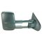 14-15 Chevy Silverado, GMC Sierra 1500, 2500, 3500 Textured Black Manual Telescoping Tow Mirror RH