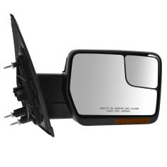 04-08 F150 Pwr Fld, Dual Htd Glass, Dual LED Turn Signl, PL, Chrm & Txt Caps Mirror RH (Upgrade)