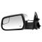 10-15 Equinox, Terrain Power Heated Textured Black w/Chrome Cap Mirror w/Convex Insert LH