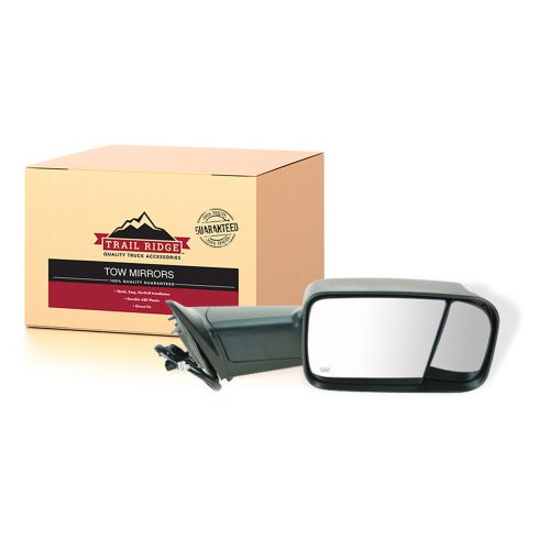 13-15 Ram 1500; 13-14 2500, 3500 Pwr Folding, Htd, Signal, Puddle Light, Txt Bl Tow Mirror RH (TR)