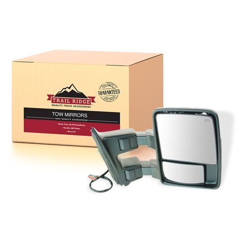 11-16 Ford SD PU Pwr Fold, Pwr Telesp, Temp S Htd Smk TS & Clrnce Lite Tow Mir (w/o Cap) RH (TR)