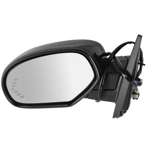 07-08 Silverado, Sierra 1500-3500 New Body Power Folding, Htd, Memory, 7 LED TS PTM Cover Mirror LH