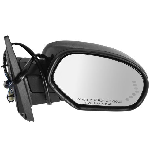07-08 Silverado, Sierra 1500-3500 New Body Power Folding, Htd, Memory, 7 LED TS PTM Cover Mirror RH