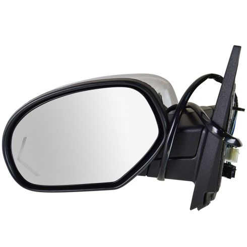 09-13 Silverado, Sierra 1500; 09-14 2500; 10-14 3500 Pwr Fld , Htd, Mem, Chev TS CHM Cvr Mirror LH