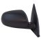 10-11 Hyundai Accent HB Power Textured Black Mirror RH