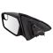 11-12 Ford Fusion Power w/Spotter Glass Gloss Black Mirror LH