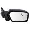11-12 Ford Fusion Power w/Spotter Glass Gloss Black Mirror RH