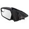 11-12 Ford Fusion Power Heated w/Spotter Glass Textured Black Mirror LH
