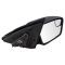11-12 Ford Fusion Power Heated w/Spotter Glass Textured Black Mirror RH