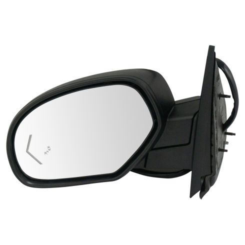 09-14 GM FS SUV Power Folding, Htd, Mem, Puddle Light w/BSM & Chevron TS Textured Cap Mirror LH