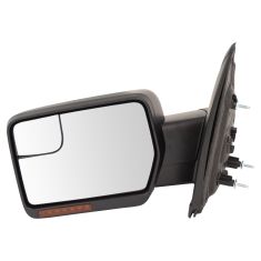 11-14 F150, Raptor Pwr Fld, Htd, Mem, Pud L w/Ambr Rflctr & LED Turn S, Convx Insrt w/PTM Cap Mir LH