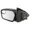 11-12 Ford Fusion Power Heated Puddle Blind Spot Glass Textured Mirror LH