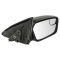 11-12 Ford Hybrid Power Heated Puddle Blind Spot Glass Textured Mirror RH