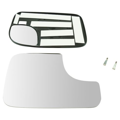 94-08 Ram 1500; 94-09 2500, 3500; 05-15 Tacoma (w/TS on CC Head) Tow Mirror Dual Glass w/Mtg Plte RH