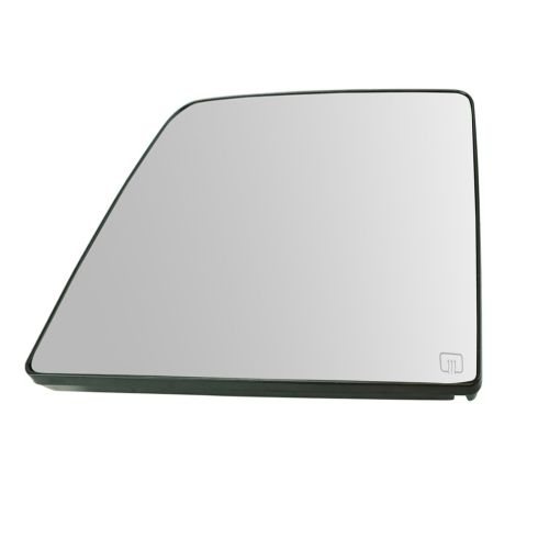 07-16 Toyota Tundra (w/CC Head) Upper Heated Tow Mirror Glass w/Mounting Plate LH