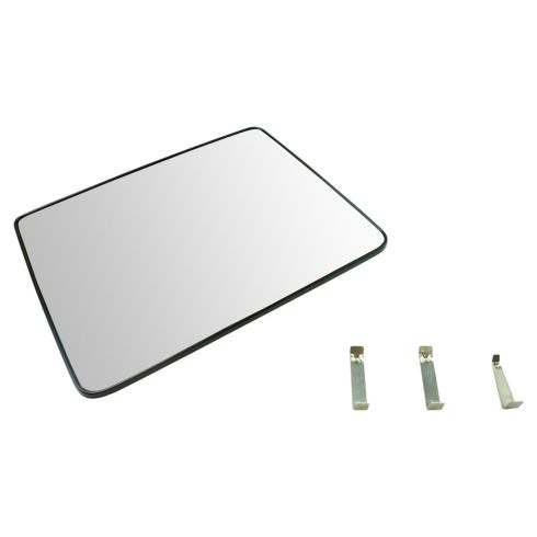 09-14 Ford F150 (w/OE & CC Head) Upper Towing Mirror Glass w/Mounting Plate LH