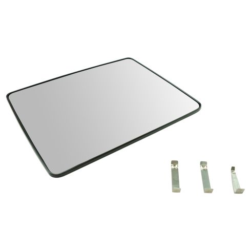 09-14 Ford F150 (w/CC Head) Upper Towing Mirror Glass w/Mounting Plate RH