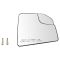 15-17 Ford F150 (w/OE Non Towing Mirror w/Spotter Glass) Convex Mirror Glass w/Backing RH