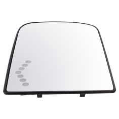 07-17 GM FS PU, SUV (w/OE Tow Mirror) Upper Heated w/Chevron Turn Sig Mirror Glass w/Bcking Plate LH