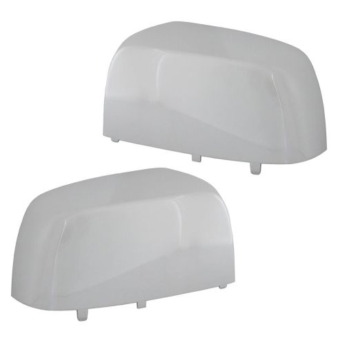 15-16 Chevy Colorado, GMC Canyon w/Power Mirror Clip-On Chrome Mirror Cap Pair