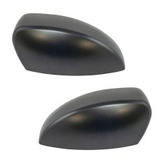 13-16 Ford Escape; 12-18 Focus (w/OE or AM Mirror) Black Textured Mirror Cap PAIR