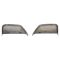 15-18 Ford F150; 17-18 Raptor (w/OE or AF TOW Mirror) UPGRADE Checker Flag Style CHROME Mir Cap PAIR
