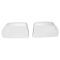 15-18 Ford F150; 17-18 Raptor (w/OE or AF TOW Mirror) UPGRADE Checker Flag Style CHROME Mir Cap PAIR