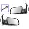 88-00 Chevy PU Power Mirror Blk Pair