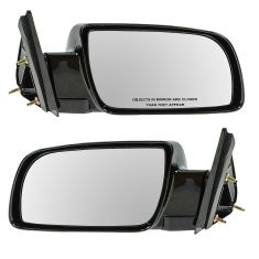 1988-01 Chevy CK Truck Manual Mirror Black Pair