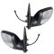 1999-02 Silverado Pwr Htd Blk Chrme Mirror Pair
