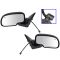 1999-02 Silverado Pwr Htd Blk Chrme Mirror Pair