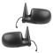 02 Avalanche Pwr Htd Folding Blk Mirror Pair