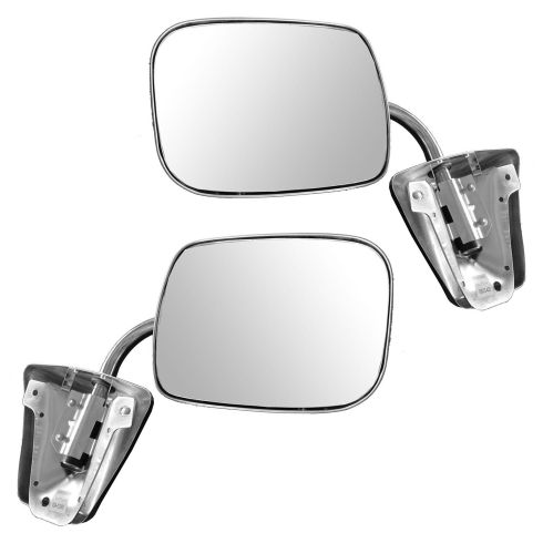 1973-91 GM Truck Manual Mirror Stainless Pair