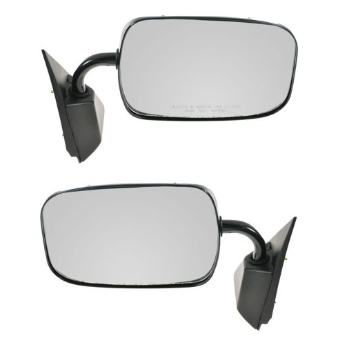 1988-00 GM Truck Man Pedistal Mirror Pair Black