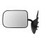 94-97 Dodge Ram Pickup Manual Mirror Textured Black PAIR