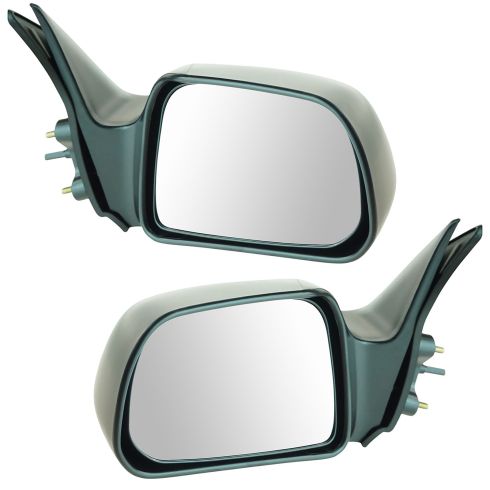 00-04 Toyota Tacoma Manual Remote Non Folding Mirror Pair