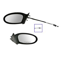 Mirror Manual Remote LH