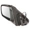 02-06 Honda CR-V Power Mirror Smooth Black Head PAIR