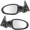 02-06 Nissan Altima Mirror Manual Black PAIR