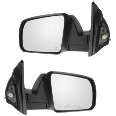 07-09 Toyota Tundra/ 08-09 Sequoia Pwr Htd w/Smooth Blk Cap PAIR