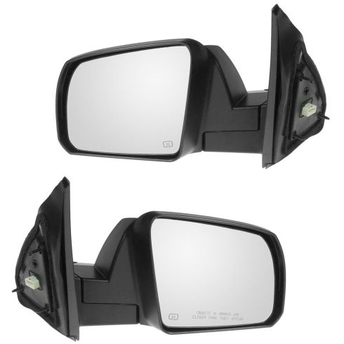 07-09 Toyota Tundra/ 08-09 Sequoia Pwr Htd w/Smooth Blk Cap PAIR