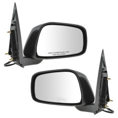 05-08 Nissan Frontier Mirror Power Heated Folding Textured (Except Reg Cab) Pair