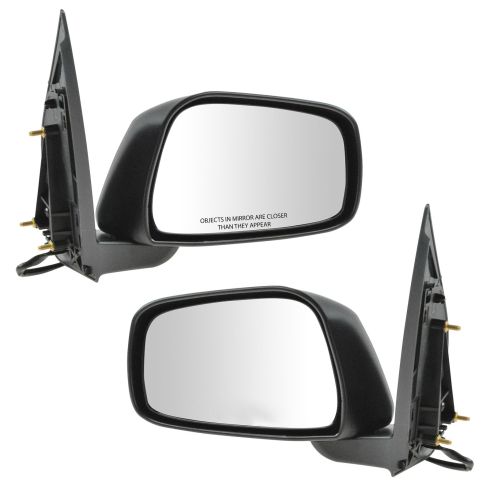 05-08 Nissan Frontier Mirror Power Heated Folding Textured (Except Reg Cab) Pair
