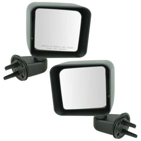 07-10 Jeep Wrangler Manual Mirror PAIR