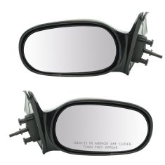 98-02 Toyota Corolla Manual Remote Mirror PAIR